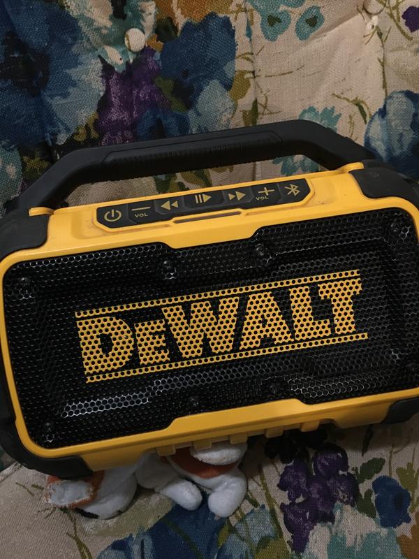 12V 20V MAX Jobsite Bluetooth Speaker DEWALT