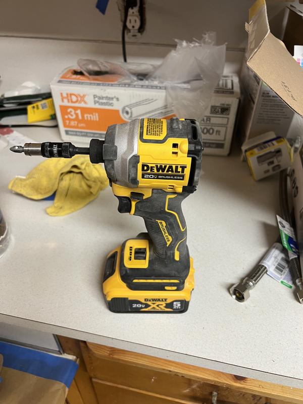 Dewalt 1/4in 20 Volt MAX Lithium Ion Cordless Brushless Atomic Impact ...