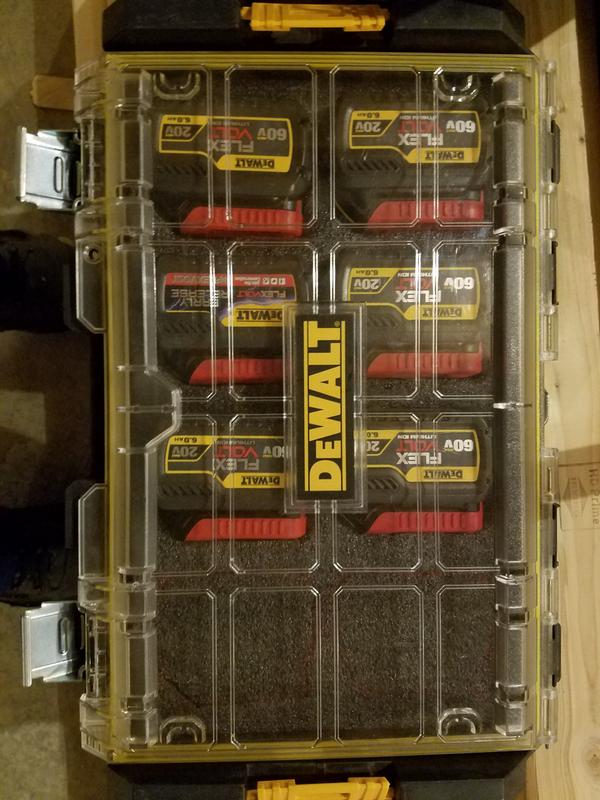 Dewalt battery best sale carry case