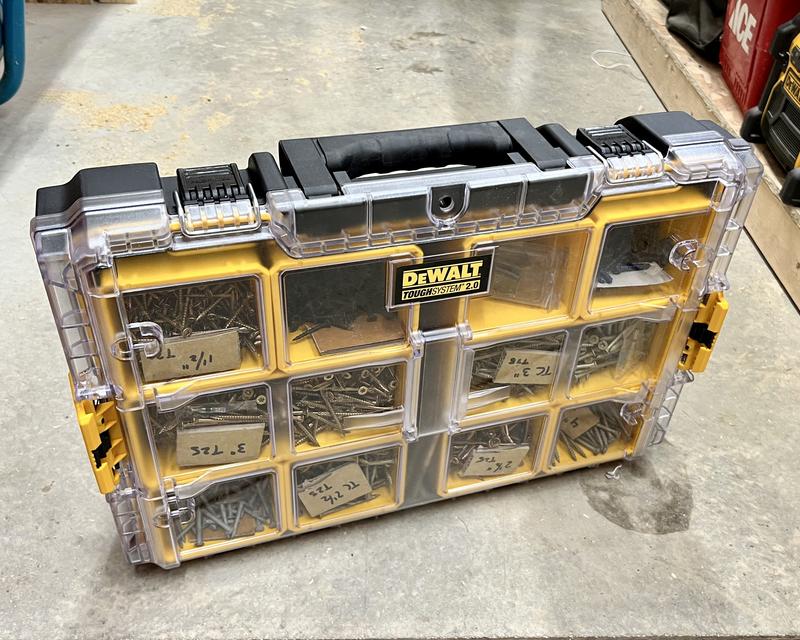 Dewalt ToughSystem® 2.0 10-Compartment Deep Small Parts Organizer