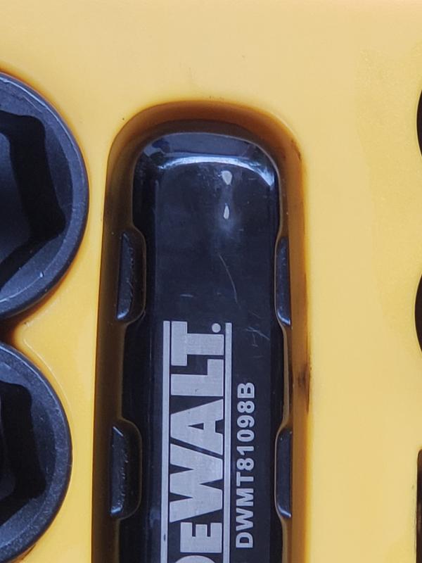 DEWALT DWMT74739 Coffret de douilles à choc 1/2 23 pièces