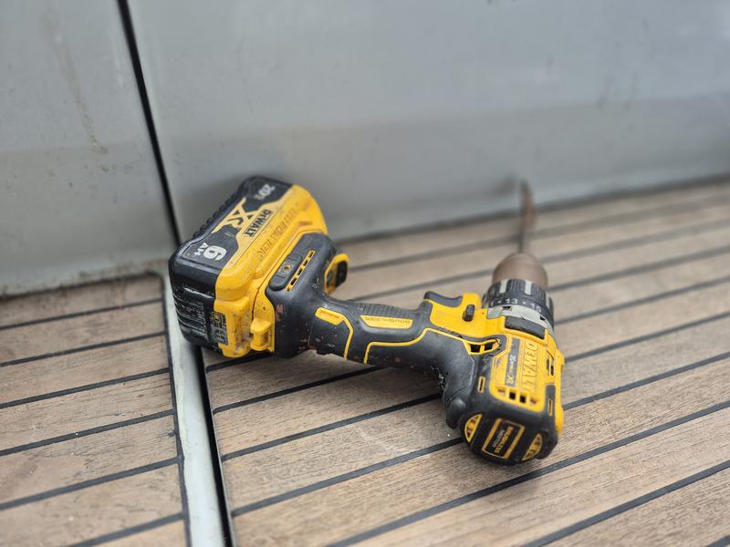 Drill on cockpit seat