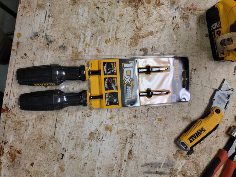 Set de 2 tournevis de demolition Full Fit DeWALT DWHT65100-0