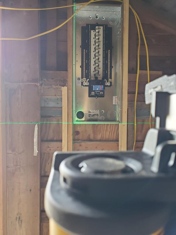 Truing up a electrical panel in an old garage