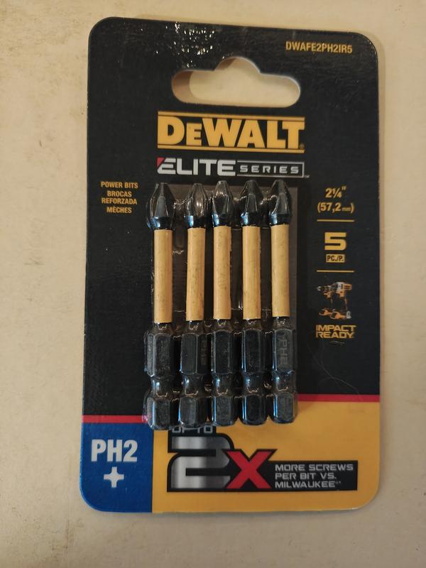 DEWALT 5-Pack ELITE SERIES 1/4