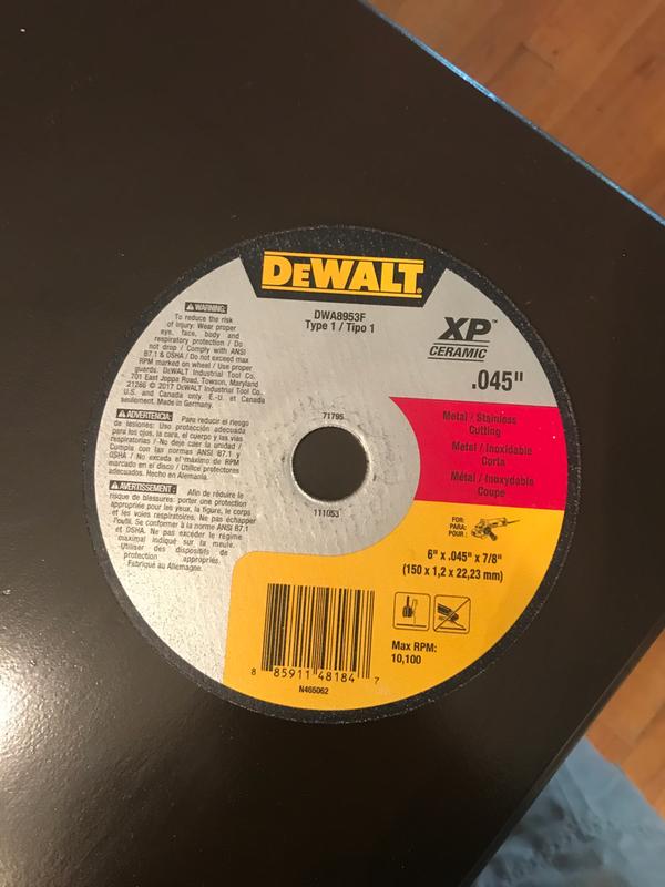 Great wheel that cuts through any metal!!!