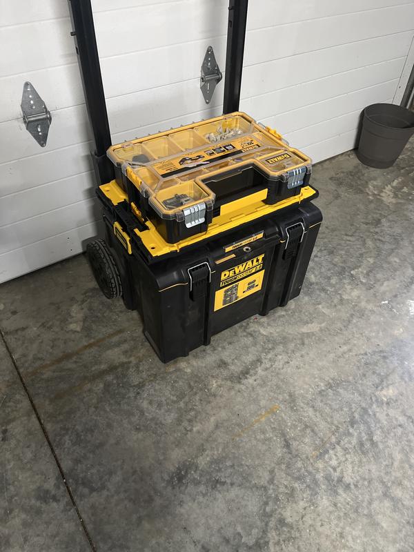 I spotted this on the tool launch page for the DWST08017 Toughsystem to  Tstak adapter - looks like it may play with the non Tstak organisers too  : r/Dewalt