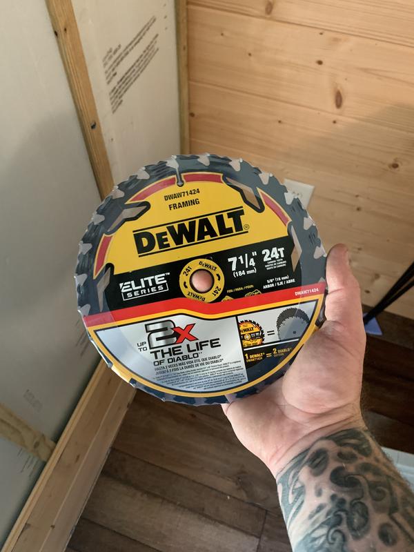 DeWalt DWAW61224 Elite Series Circular Saw Blade, 6-1/2 inch