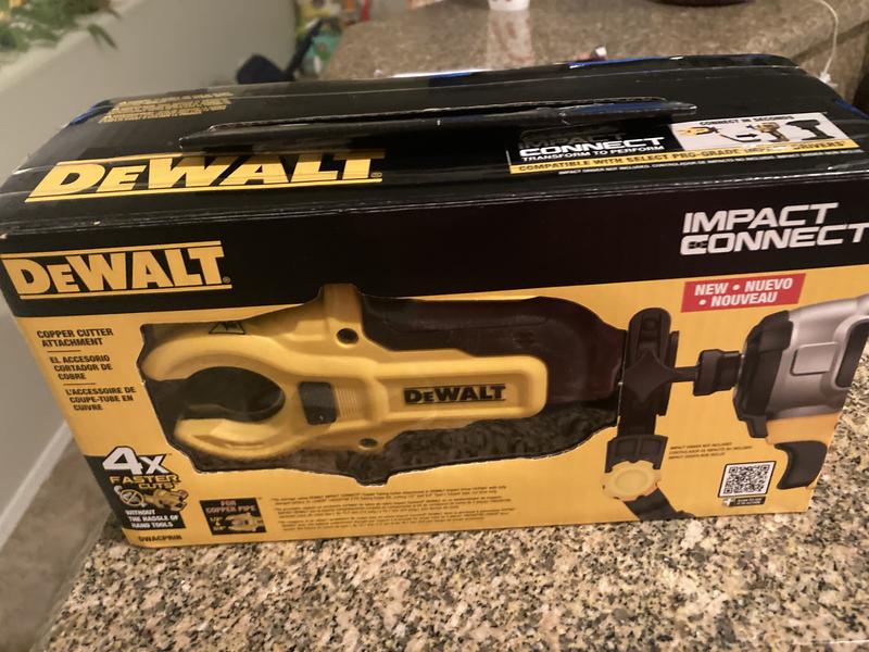 IMPACT CONNECT Copper Pipe Cutter Attachment DEWALT