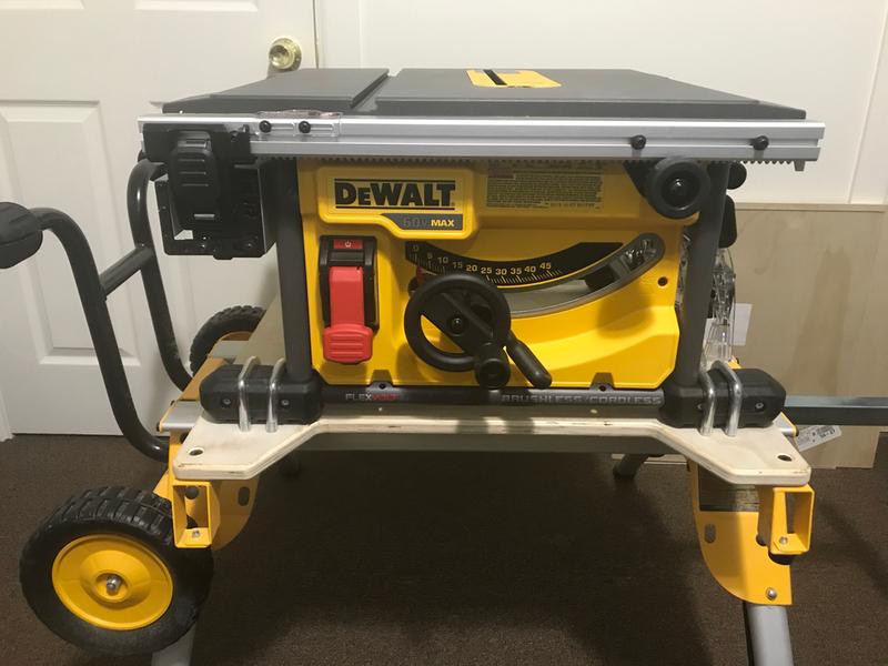 DEWALT Aluminum Rolling Table Saw Stand in the Saw Stands department at 