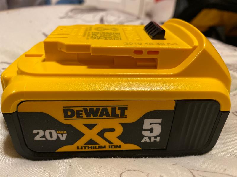  DEWALT 20V MAX XR 20V Batería, 5.0-Ah, paquete de 2