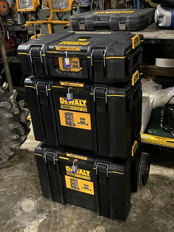 DEWALT ToughSystem 2.0 14.625 In. W x 5.07 In. H x 21.06 In. L Small Parts  Organizer with 10 Bins - Kellogg Supply