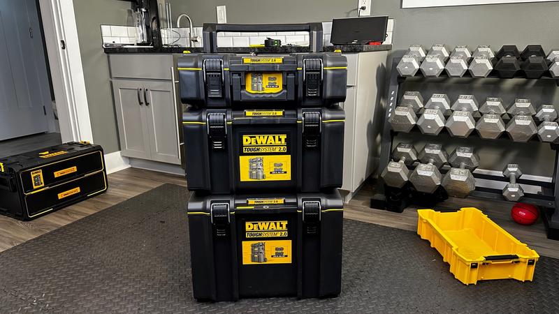 DEWALT ToughSystem 2.0 14.625 In. W x 5.07 In. H x 21.06 In. L Small Parts  Organizer with 10 Bins - Kellogg Supply