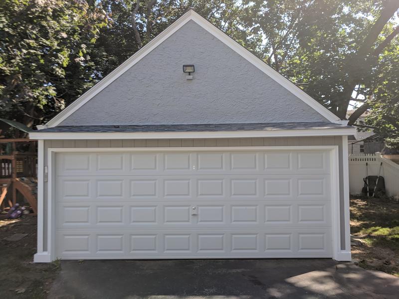 My exterior garage reno