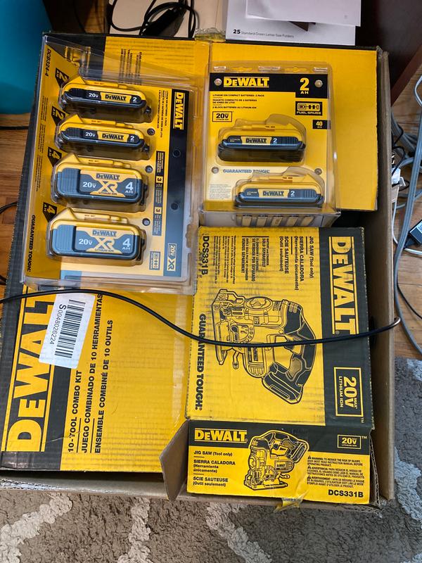 Compatible avec Dewalt Dewalt Chargeur DCB104, Waxpar 12A 4 Port Chargeur  rapide Compatible avec Dewalt 12V / 20V Max Li-ion Batterie Dcb205-2 Dcb204  Dcb127 D