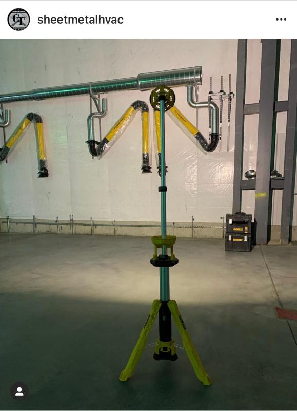 When the power goes out we still keep working thanks to dewalt!