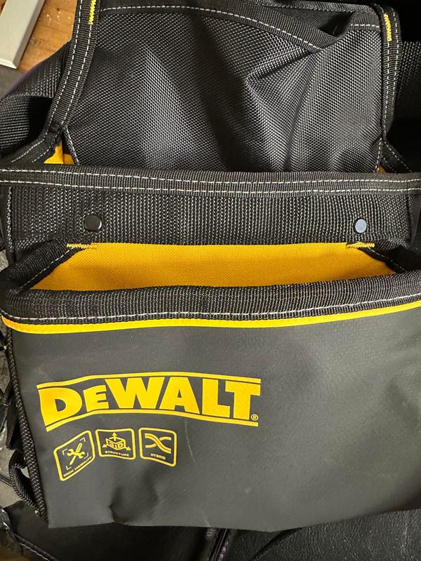 Dewalt Tool Belt with Tool Pouch, 12 Pockets, Black ＆ Yellow (DWST540101) - 2