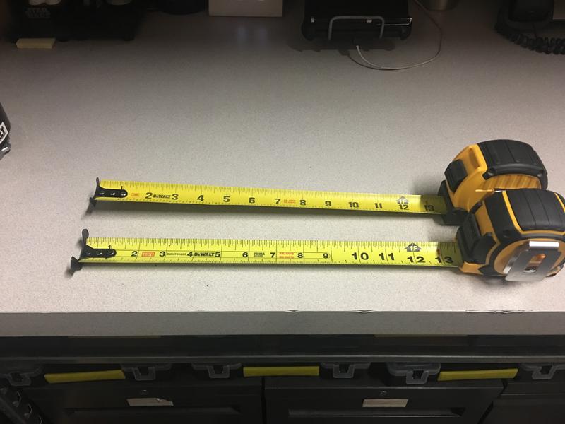 Dewalt engineer deals tape measure