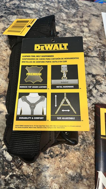 Dewalt suspender tool clearance belt