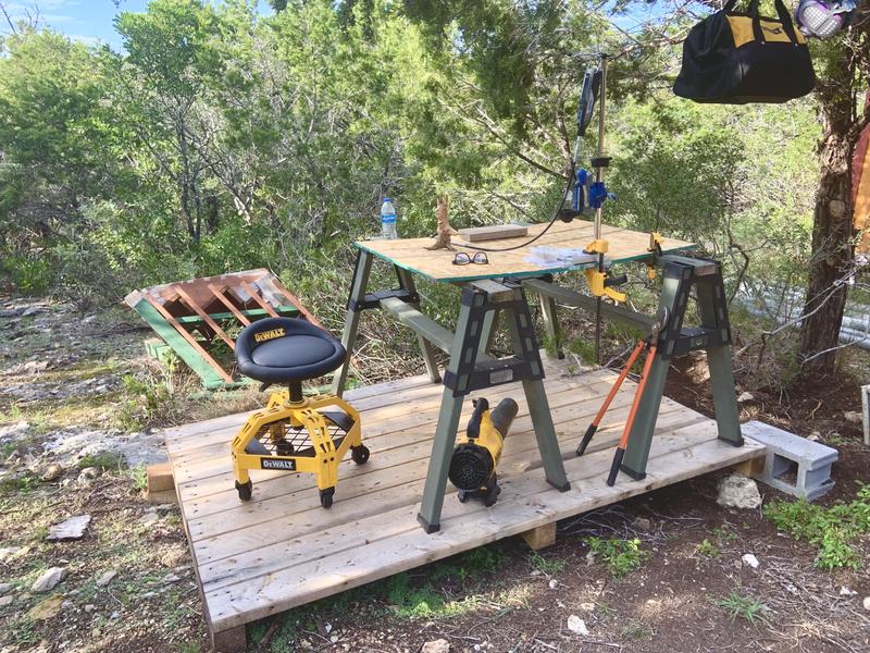 DEWALT Adjustable Shop Stool with Casters 41562 Blain s Farm