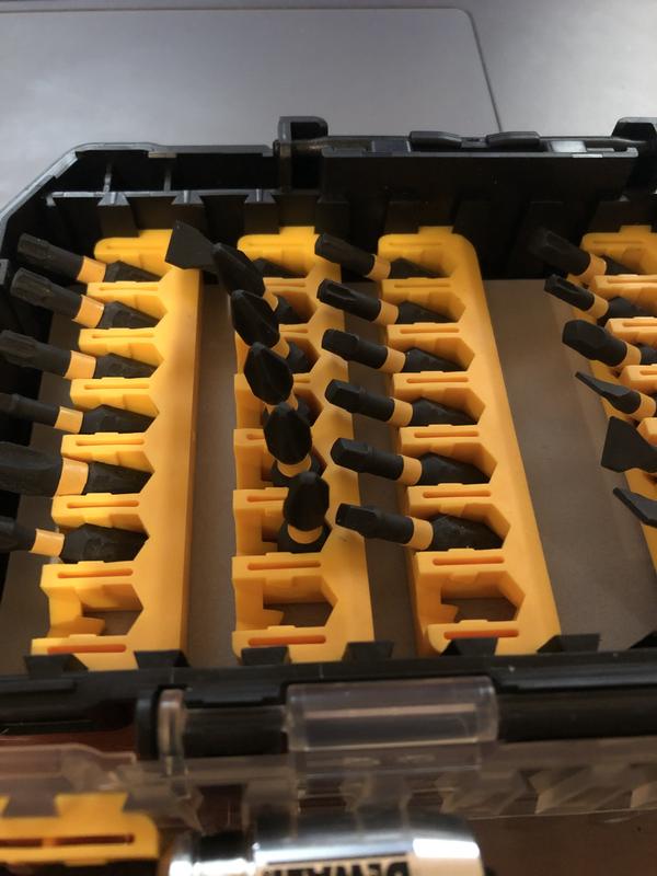 Coffret 40 pièces Flextorq - Podzidriv - Phillips - Torx - porte-embout  DEWALT