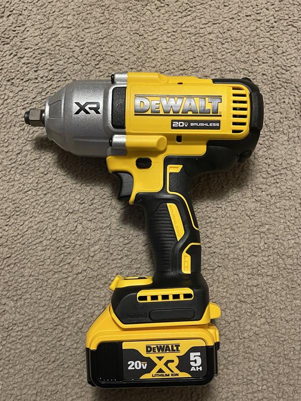 DEWALT 20V MAX Lithium-Ion Cordless 1/2 in. Impact Wrench Kit DCF900P1 -  The Home Depot