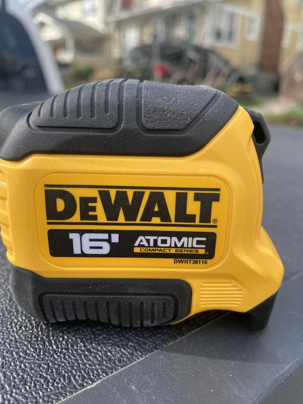 DeWalt Atomic Compact Series Tape Measure, 16 Ft.