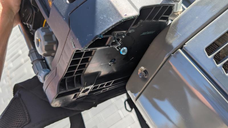 Leaking out the bottom!