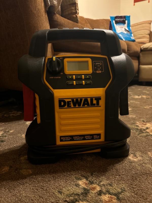 Have a question about DEWALT 1600 Peak Amp Jump Starter with Have a question about DEWALT 1600 Peak Amp Jump Starter with