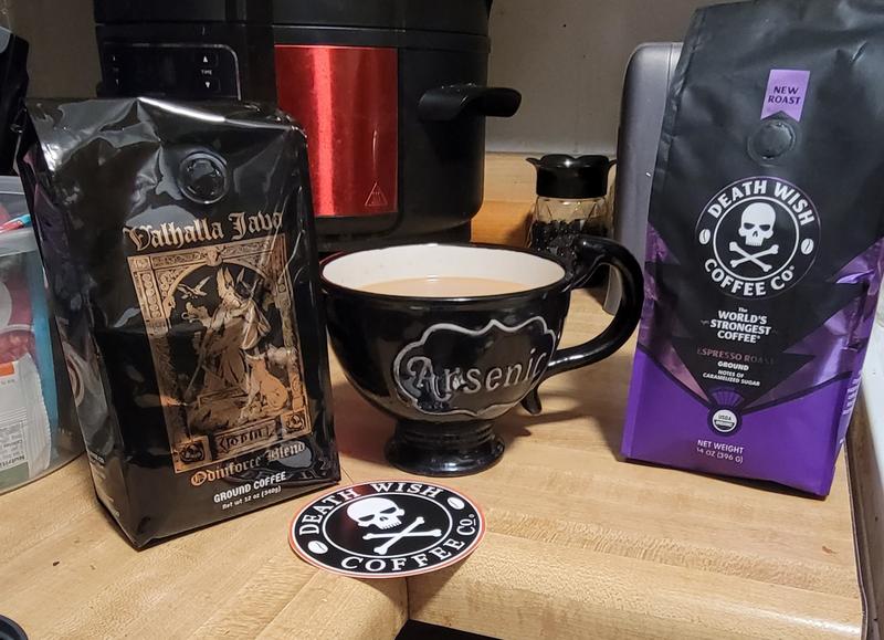 Death Wish Coffee, Organic and Fair Trade, Espresso Roast Death Wish Coffee, Organic and Fair Trade, Espresso Roast