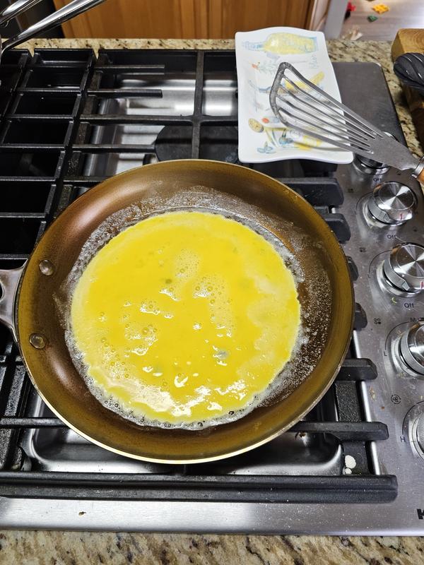 New DeBuyer Mineral B Pro omelette pan after two rounds of r/castiron's  oven seasoning - I'm looking forward to tossing something in it tonight! :  r/carbonsteel