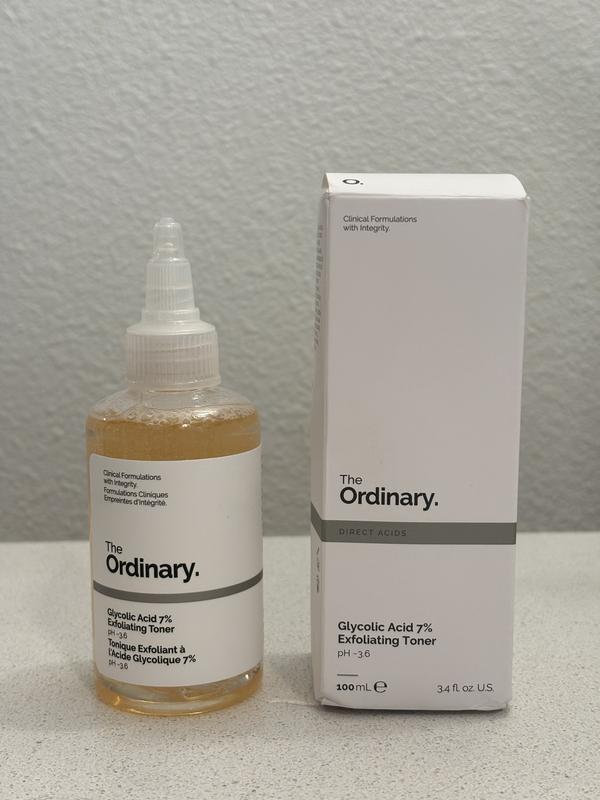 glycolic acid 7% exfoliating toner