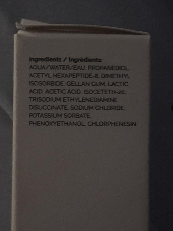 Customer photo for "Lactic acid has been added to formulation"