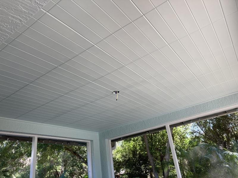 Decorative Ceiling Tiles - Pack Of 8 - White Togo