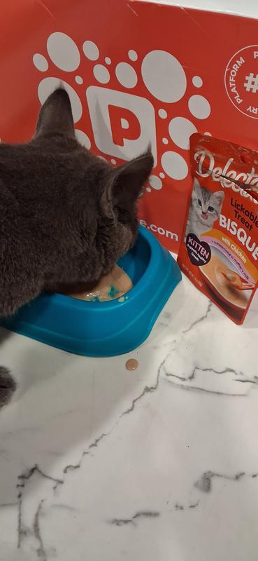 Delectables Lickable Treat Bisque for Kittens