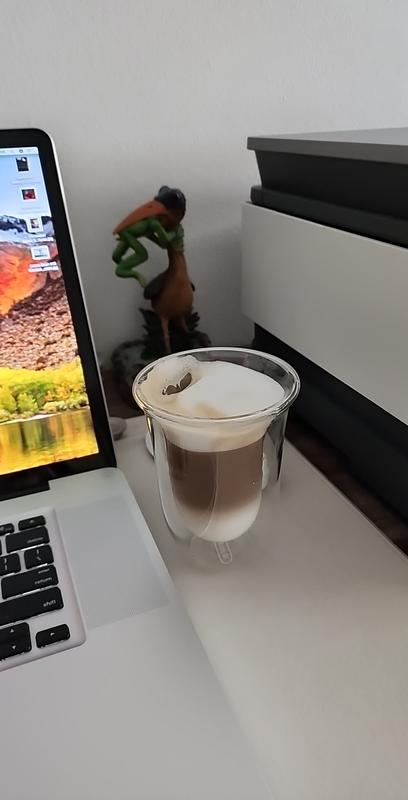 Verres à double paroi latte macchiato machine à café Delonghi (Lot de 2)  5513284171