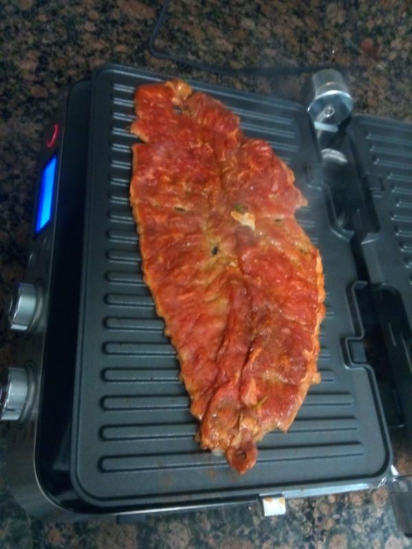 Start of the cooking