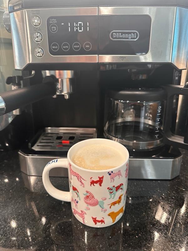 MONOCHROMATIC BLACK 4枚セット デスコア De'Longhi, All-In-One Combination Coffee and Espresso Machine | Zola