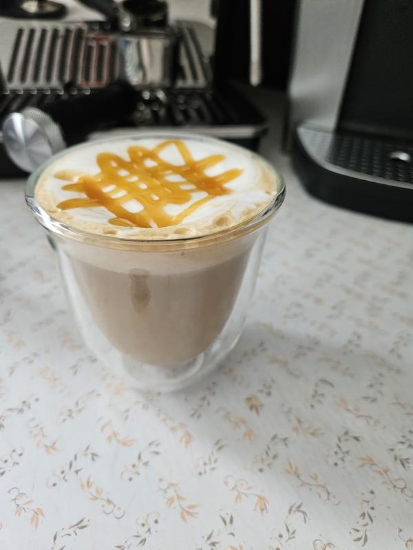 Cappuccino sized glass.