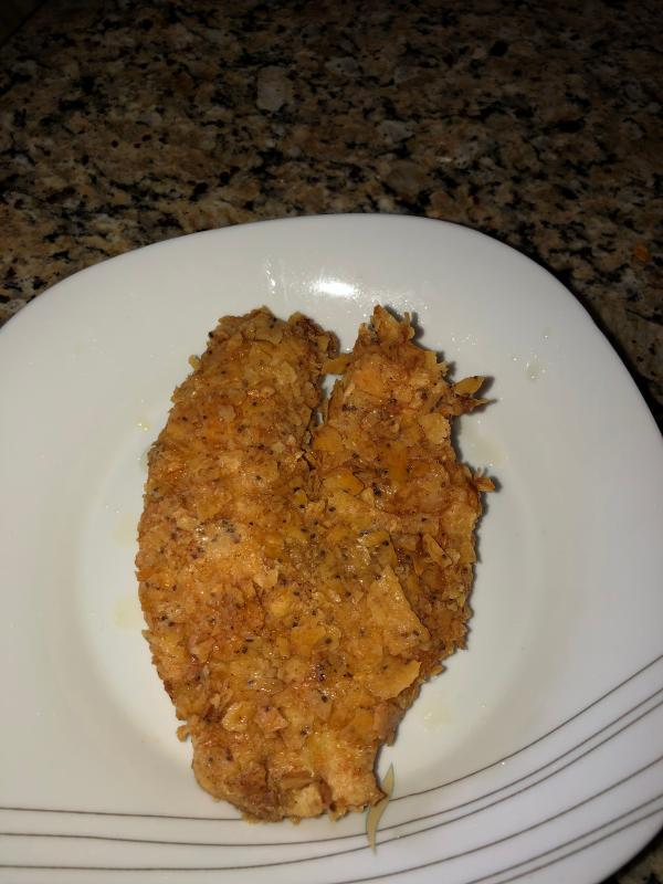 Tortilla crusted tilapia