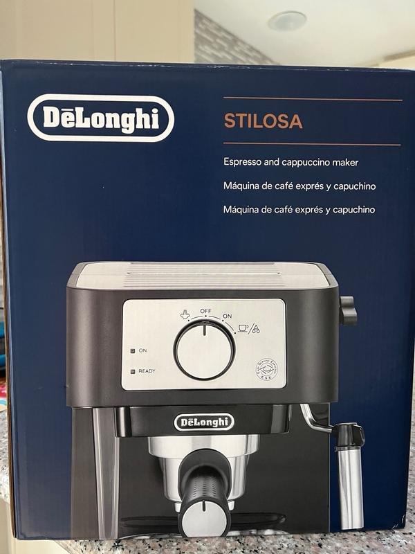 De'Longhi Stilosa Espresso Machine with Drip Tray (Black