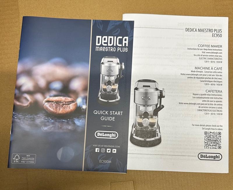 Dedica Maestro Plus Espresso Machine with Automatic Steam Wand