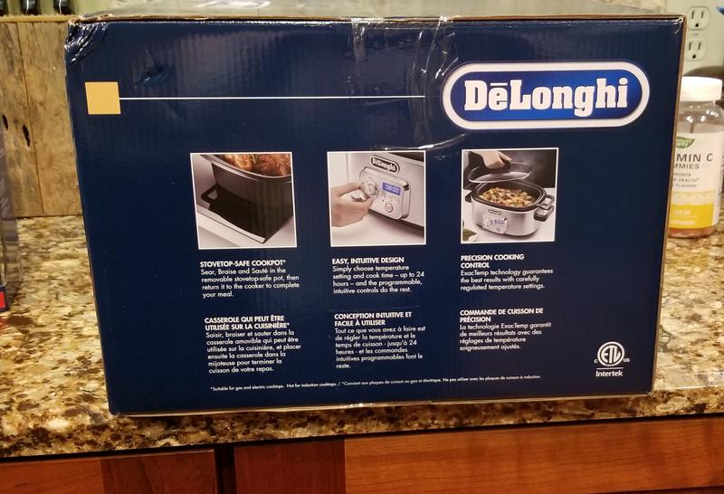 De'Longhi Livenza Programmable Slow Cooker with Stovetop Safe Cooking Pot - 6 Quart - CKS1660D