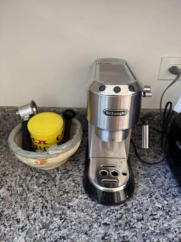 Dedica Espresso Machine, Stainless Steel DeLonghi