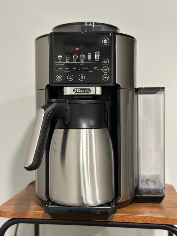 De Longhi TrueBrew Drip Coffee Maker Stainless with Thermal Carafe