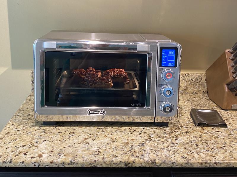  De'Longhi EO241264M 10-in-1 Digital AirFryer ,True Convection  Toaster Oven with internal light, Grills, Broils, Bakes, Roasts, Reheats,  preset for Cookie & Pizza, 1800-Watts, Stainless Steel, XL 24L : Everything  Else