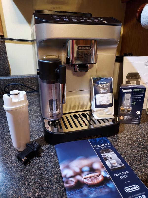 De'Longhi Magnifica Evo Automatic Espresso & Coffee Machine with Manual  Frother