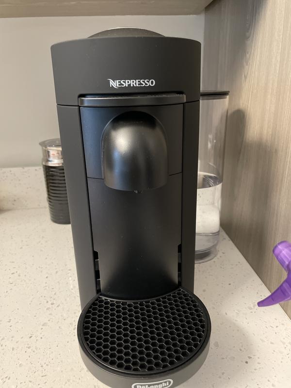 Nespresso VertuoPlus Coffee and Espresso Machine by De'Longhi with Milk  Frother, 14 ounces, Ink Black