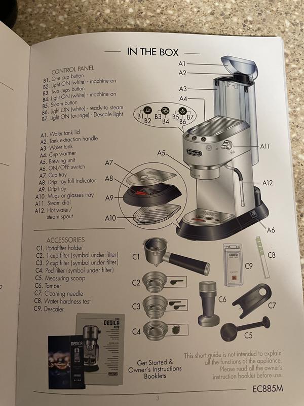 Dedica Arte Espresso Machine De Longhi