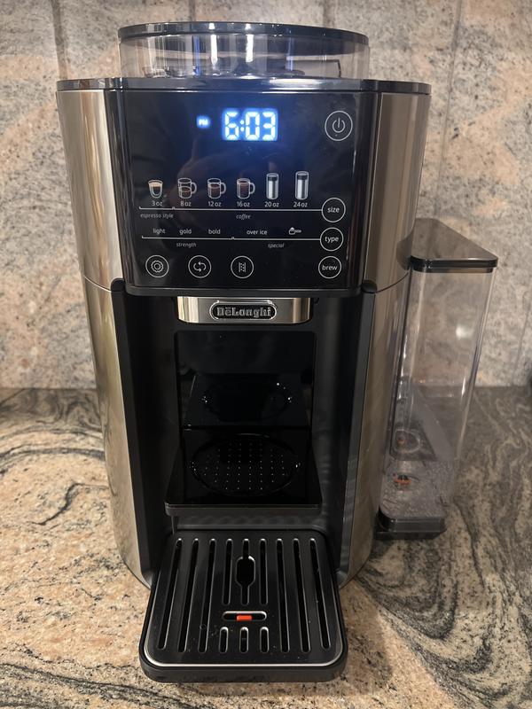 CAM51025MB De'Longhi TrueBrew Drip Coffee Maker, Built in Grinder